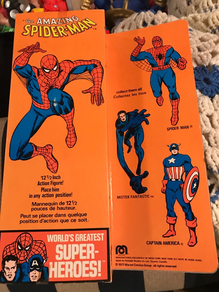 Mego 1977 12” Spider-Man  action figure collectible - Main Image 2