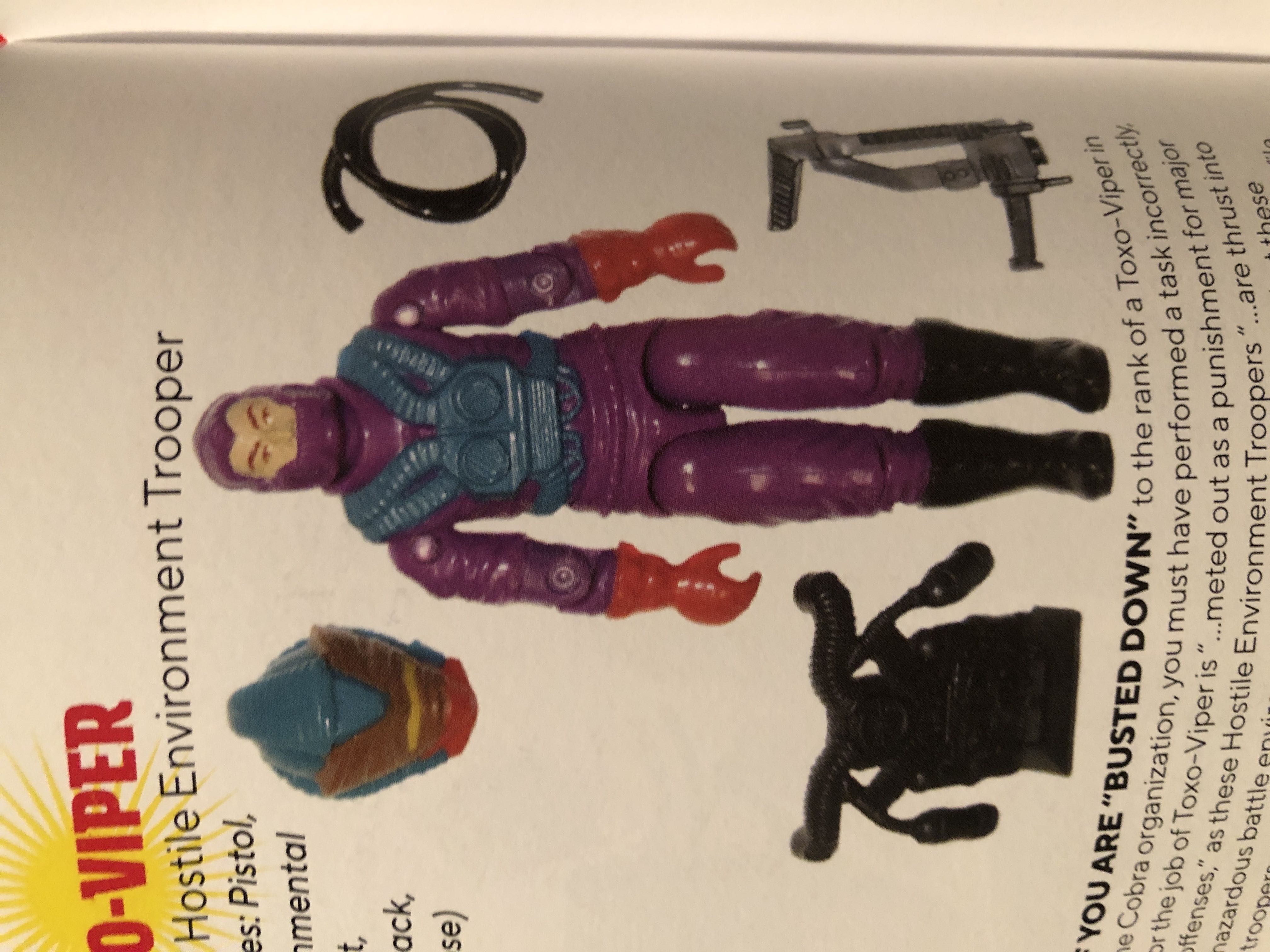 G.I. Joe (ARAH 1988) - Toxo-Viper (v1) - Hasbro (G.I. Joe Vintage) action figure collectible - Main Image 3