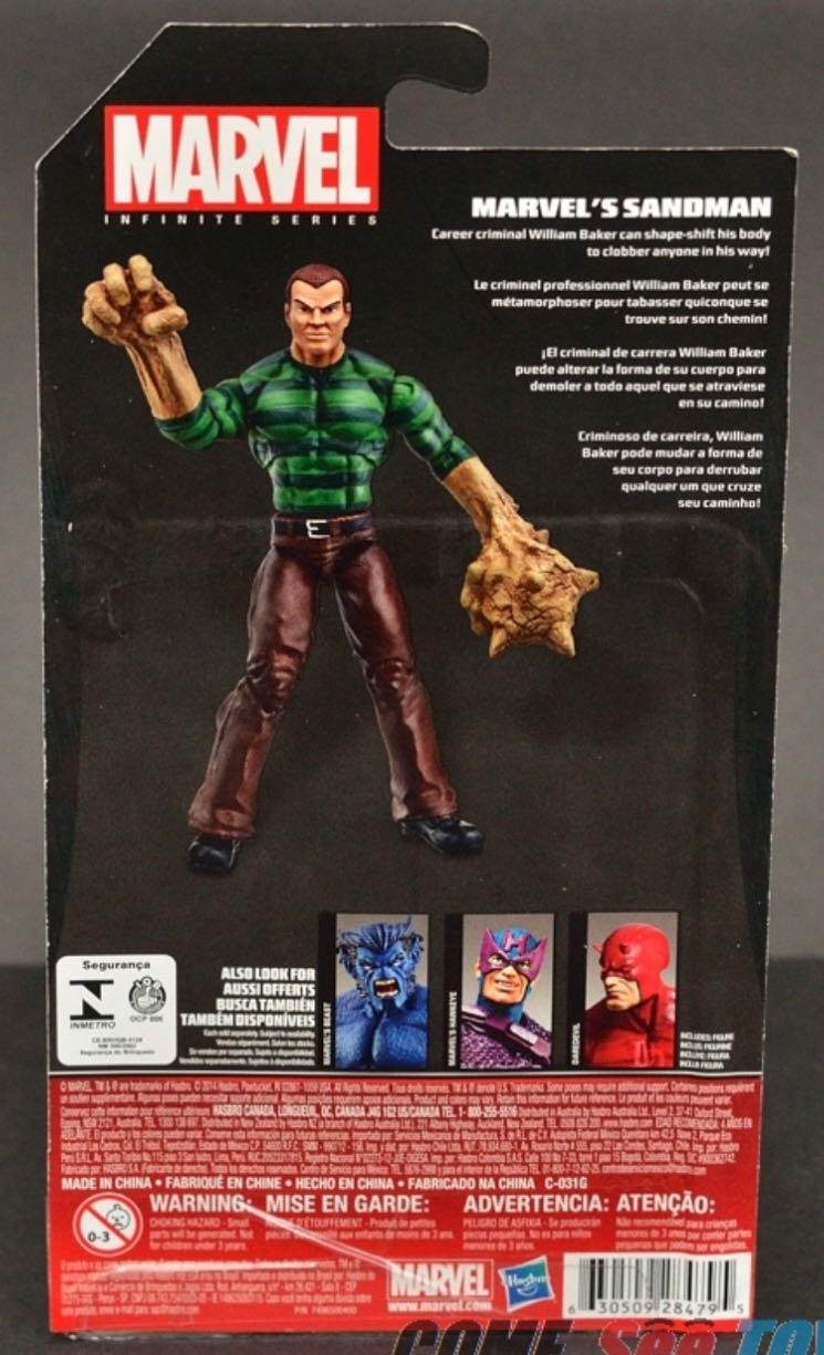 Marvel: Sandman - Hasbro (Marvel Infinite Series) action figure collectible - Main Image 4