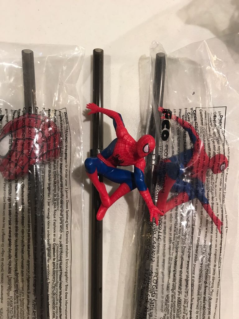 Spider-Man Theatre Exclusive Straws  action figure collectible - Main Image 2