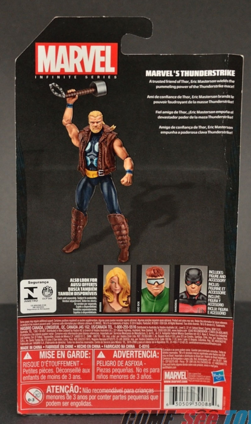 Marvel: Thunderstrike - Hasbro (Marvel Infinite Series) action figure collectible - Main Image 4