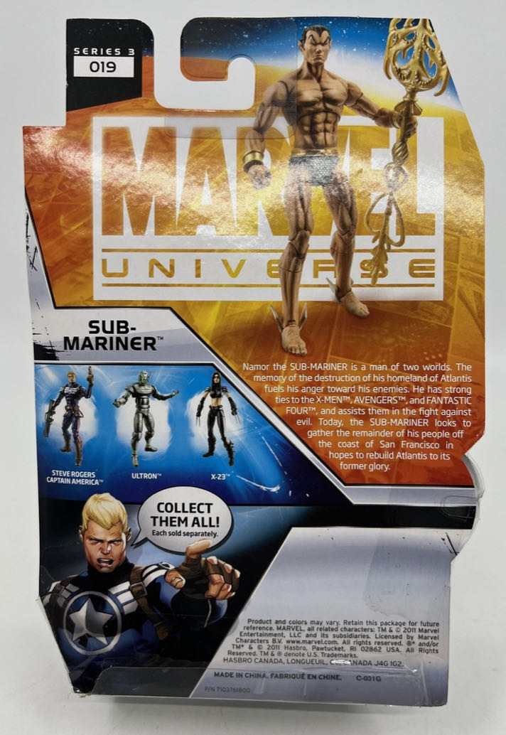 Marvel: Sub Mariner - Hasbro (Marvel Universe Fury Files) action figure collectible - Main Image 4