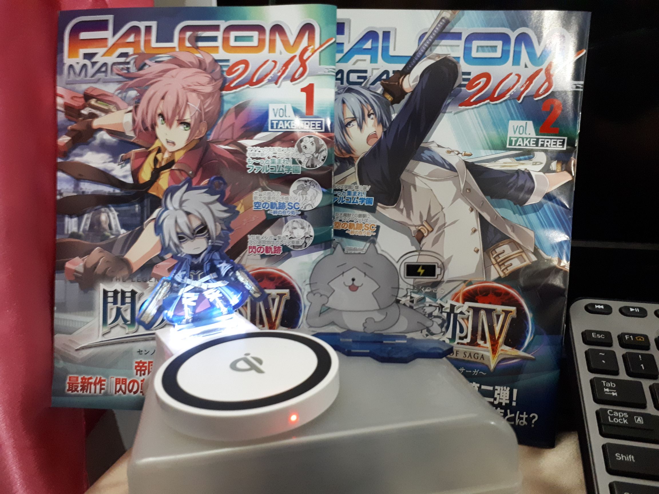 Falcom Qi Charger Siegfried, Fie & Mishy - Nihon Falcom action figure collectible - Main Image 2