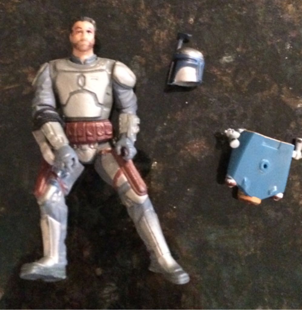 Jango Fett With Jet pack  - Hasbro (Star Wars) action figure collectible - Main Image 2