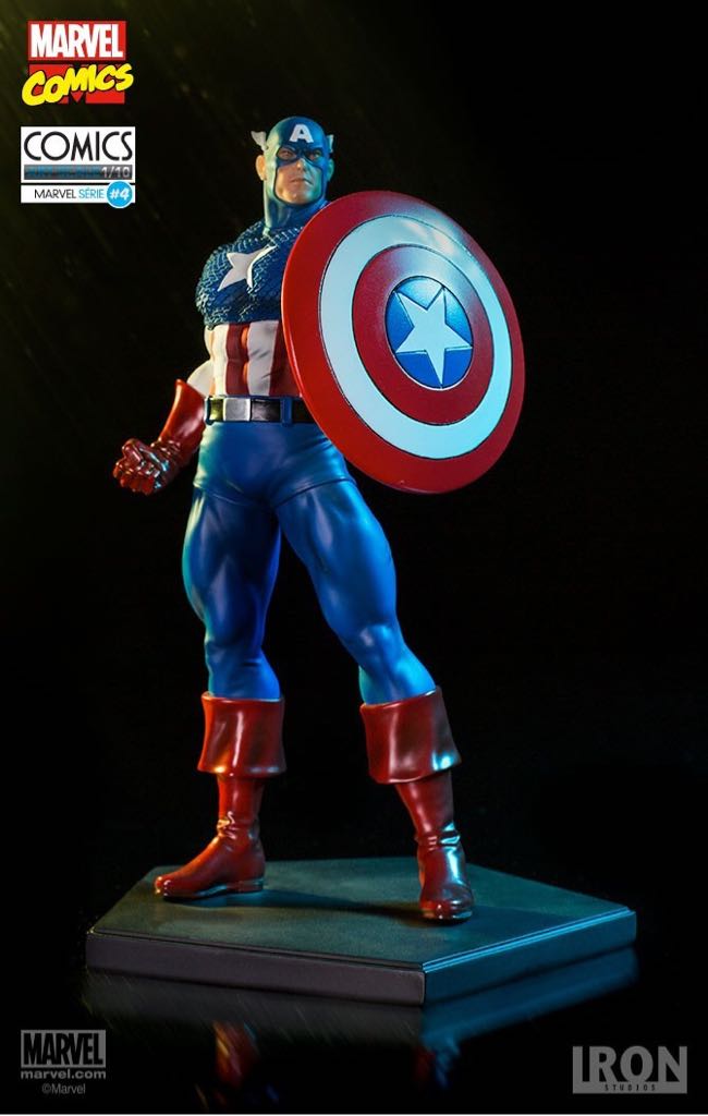 Capitão América - Iron Studios (DC Comics Série 4) action figure collectible - Main Image 1