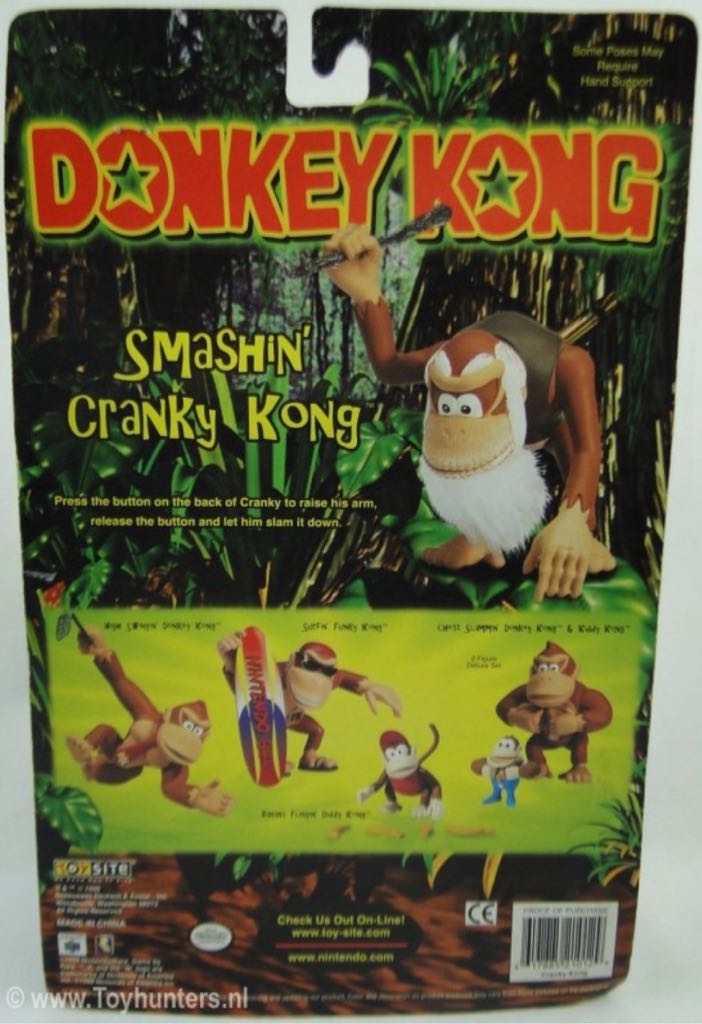 Toy Site Smashin’ Cranky Kong - Toy Site (Donkey Kong) action figure collectible - Main Image 2