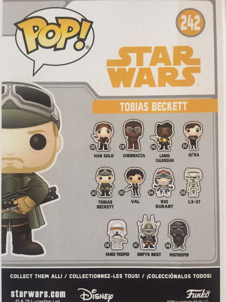242 Tobias Beckett - Funko (Star Wars Pop) action figure collectible - Main Image 2