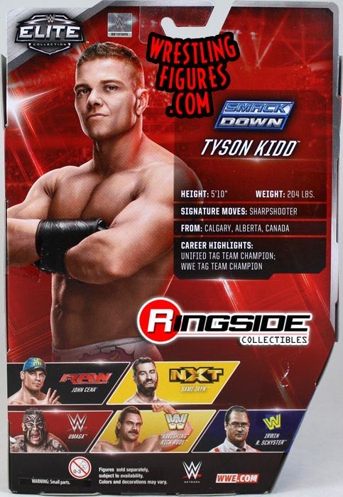 Tyson Kidd - Mattel (WWE Elite Series 40) action figure collectible - Main Image 2