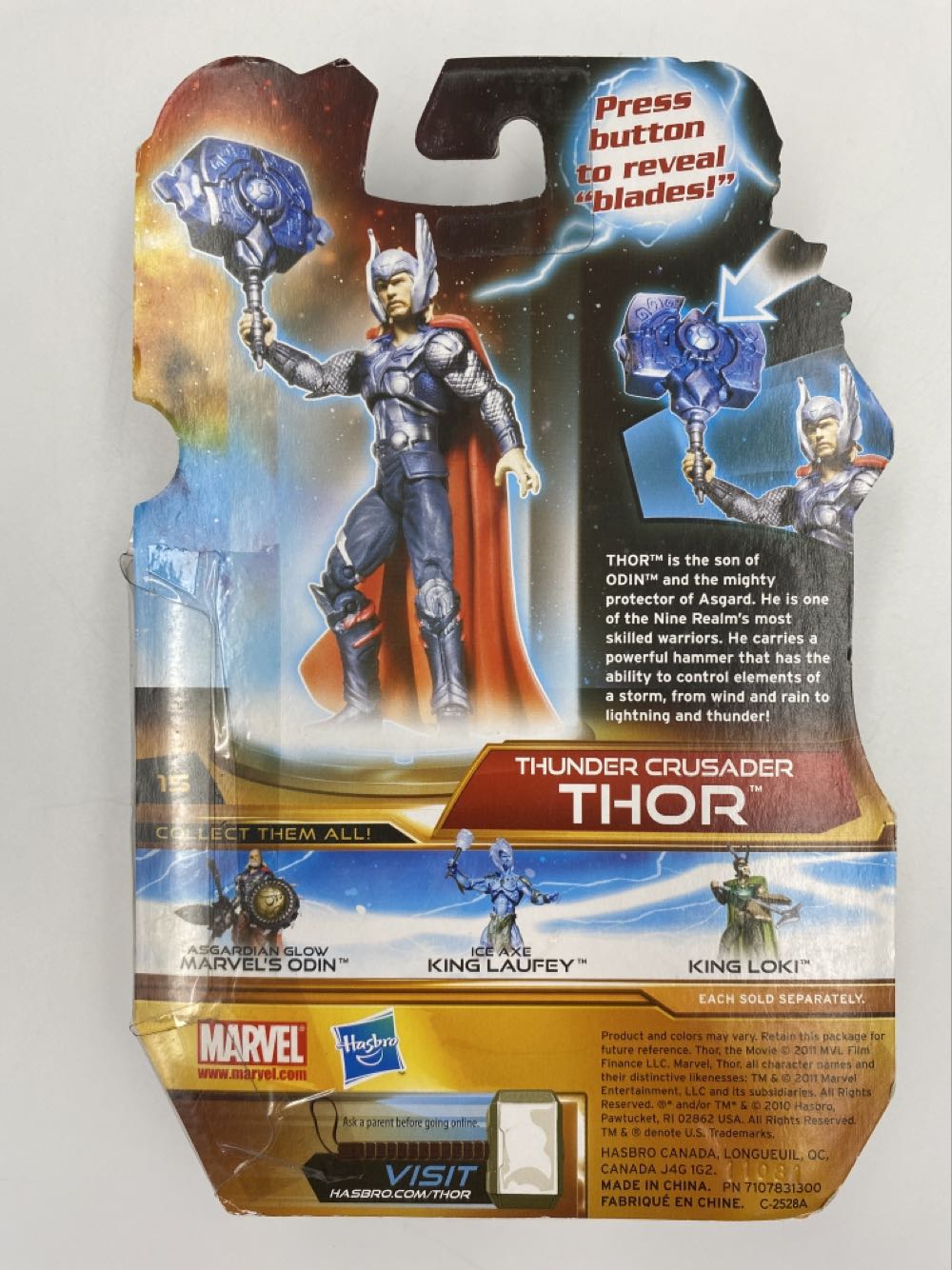 Marvel: Thor - Hasbro (Thor: The Mighty Avenger) action figure collectible - Main Image 3