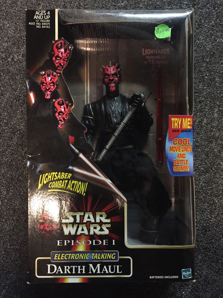 Star Wars Episode 1 Darth Maul 12in Electronic Talking  - Hasbro action figure collectible - Main Image 1