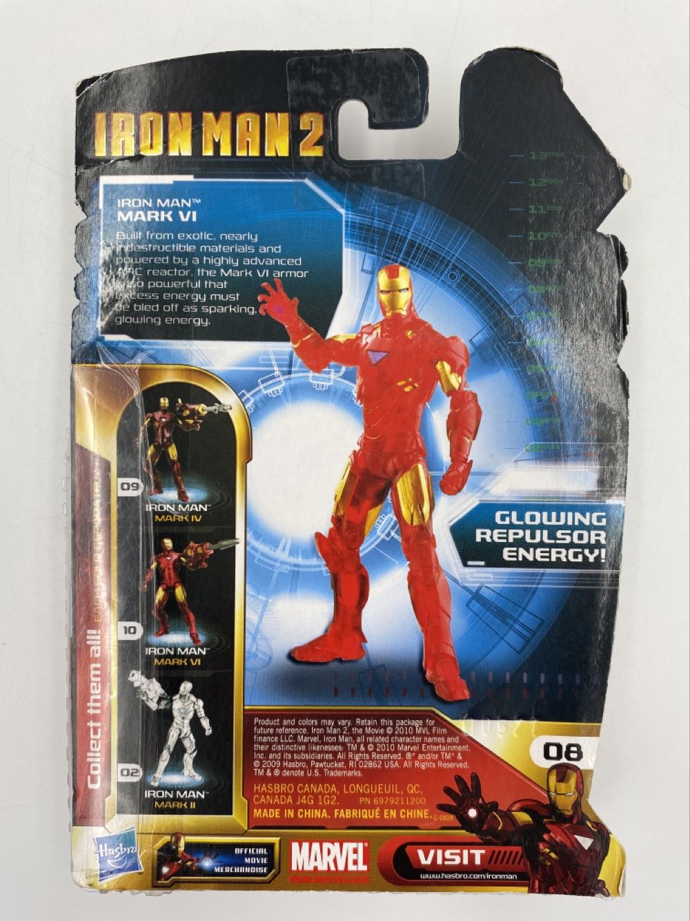 Marvel: Iron Man MARK VI - Hasbro (Iron Man 2) action figure collectible - Main Image 3