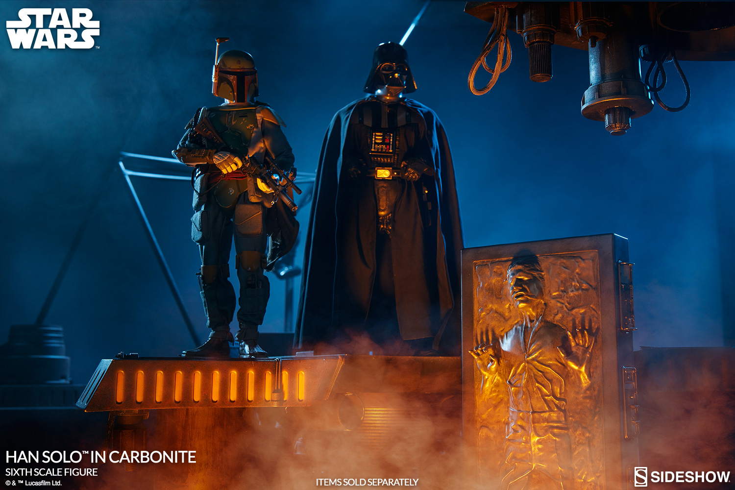 Han Solo in Carbonite (Episode V : Empire Strike Back) - Sideshow Collectibles (Sixth Scale Figures) action figure collectible - Main Image 2