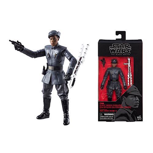 Finn First Order Officer Disguise Episode VIII TLJ - Hasbro (Star Wars The Black Series 6”) action figure collectible - Main Image 3