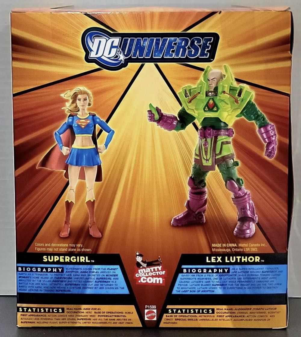 Supergirl™ Vs. Lex Luthor™ - Mattel (DC Universe™) action figure collectible [Barcode 027084727876] - Main Image 2
