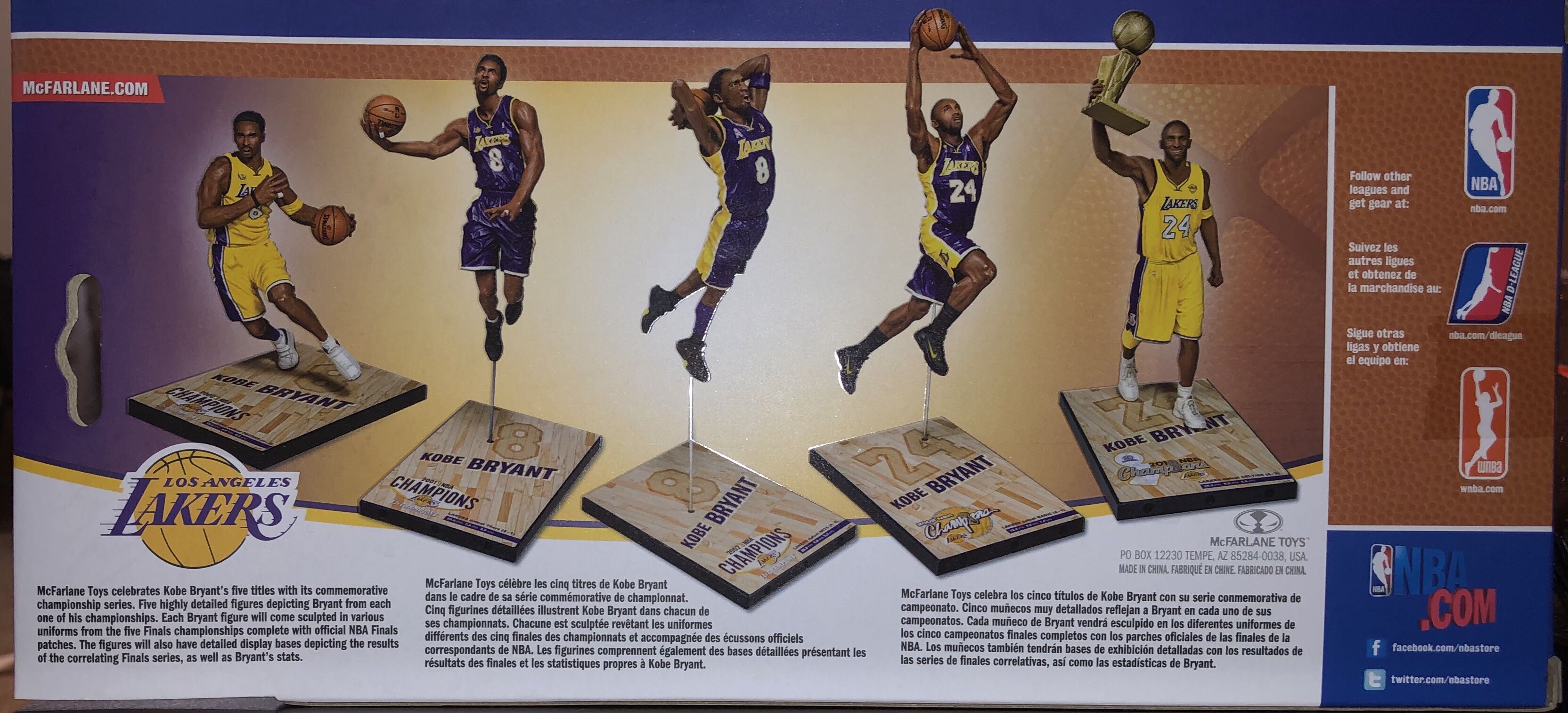 Kobe Bryant 2009 NBA Champions - McFarlane Toys™ (McFarlane NBA Legends) action figure collectible [Barcode 787926767940] - Main Image 3