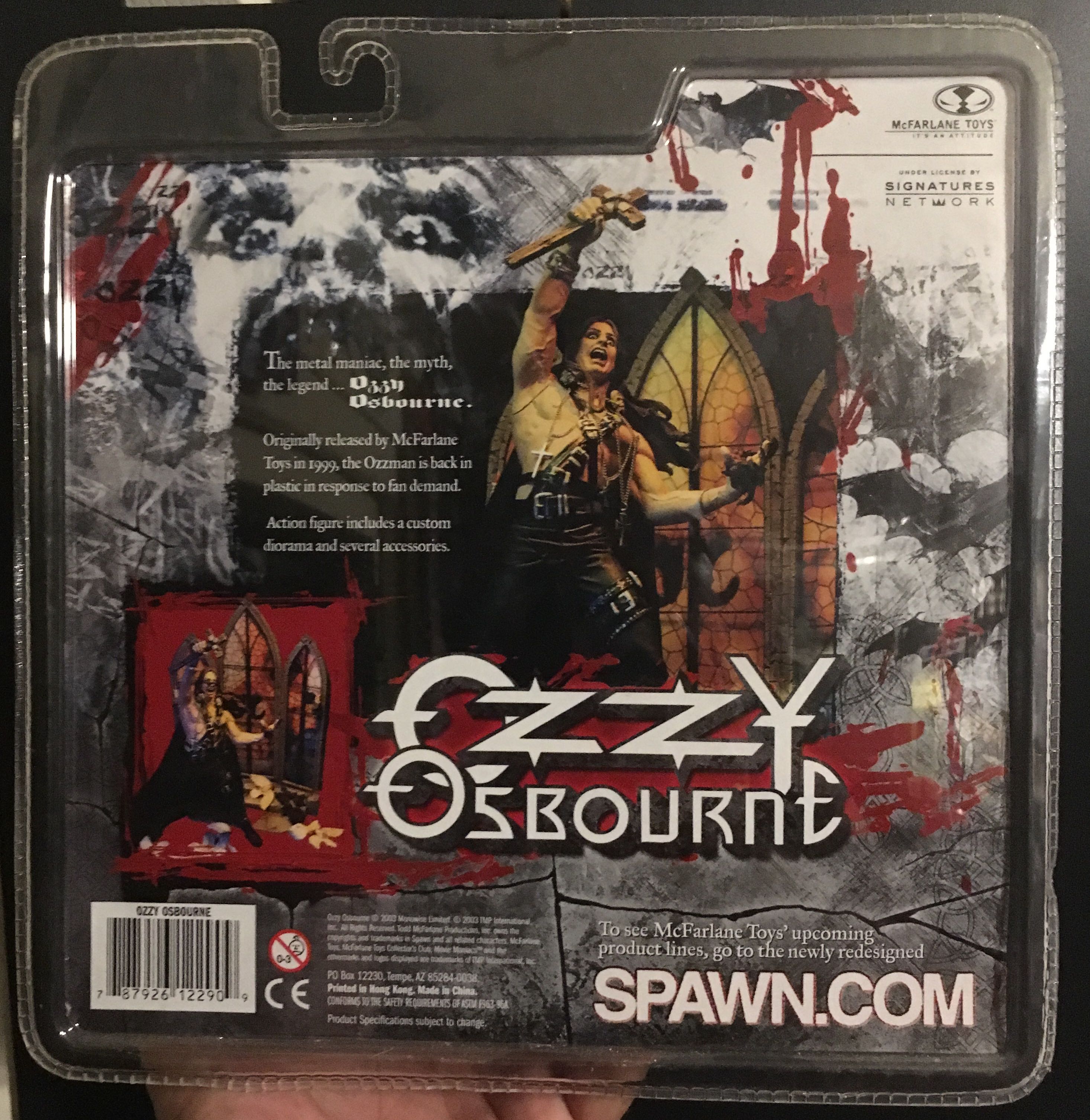Ozzy Osbourne - McFarlane Music Maniacs (Music Action Figure) action figure collectible [Barcode 787926122909] - Main Image 2