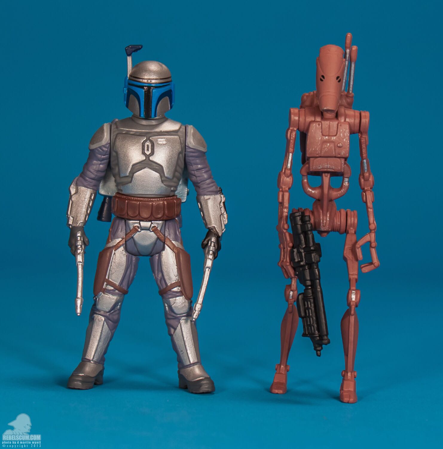 BATTLE DROID & JANGO FETT - Hasbro (Star Wars Mission Series) action figure collectible [Barcode 653569881582] - Main Image 3
