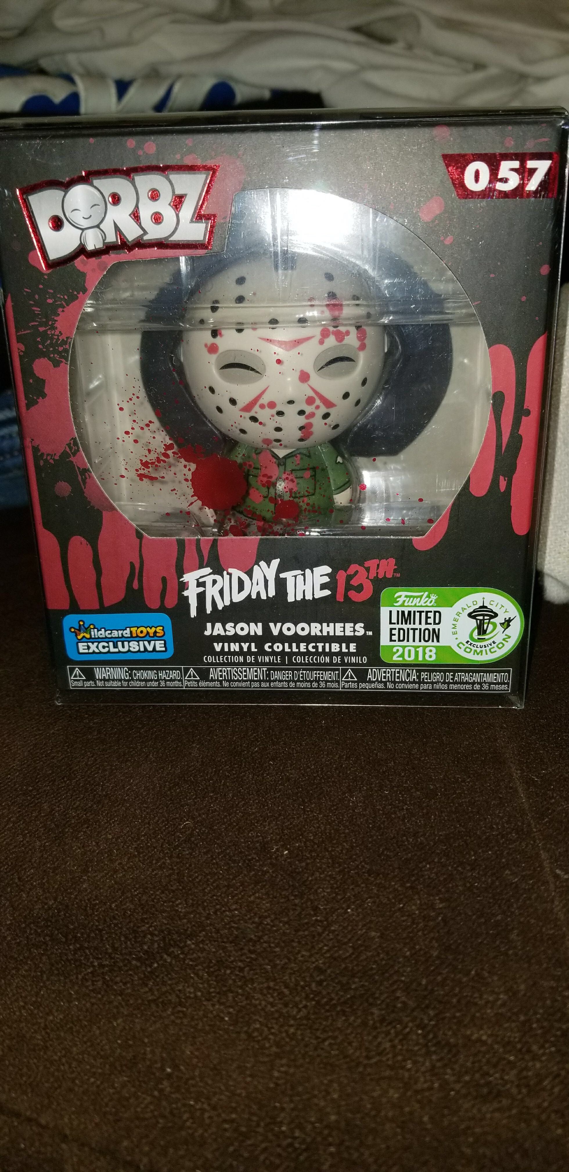 Dorbz LE Emerald City CC/Wilcard Toys Exclusive Bloody Jason  - Funko action figure collectible [Barcode 889698292788] - Main Image 1
