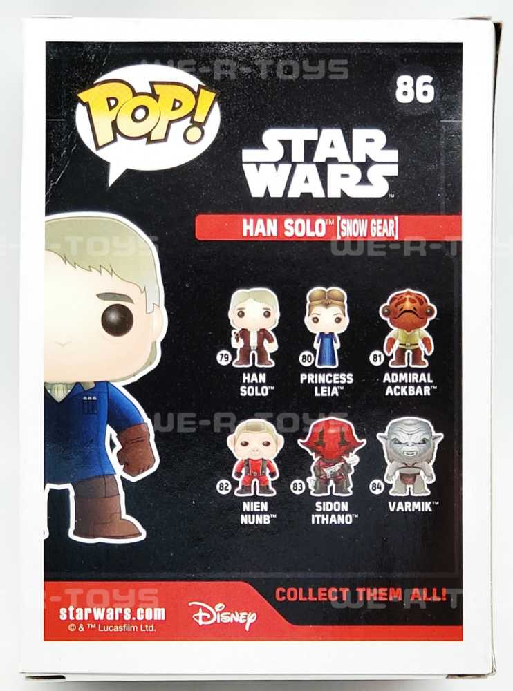 Funko Pop! - Movies - Star Wars - Han Solo (Snow Gear) #86 - Loot Crate Exclusive - Funko (Movies) action figure collectible [Barcode 849803065621] - Main Image 2