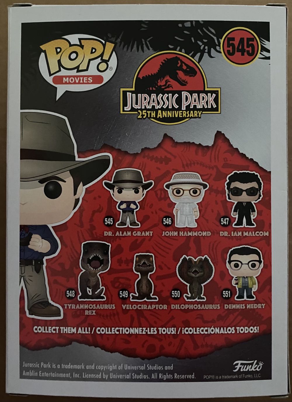 Dr. Alan Grant - Funko (Jurassic Park) action figure collectible [Barcode 889698267298] - Main Image 3