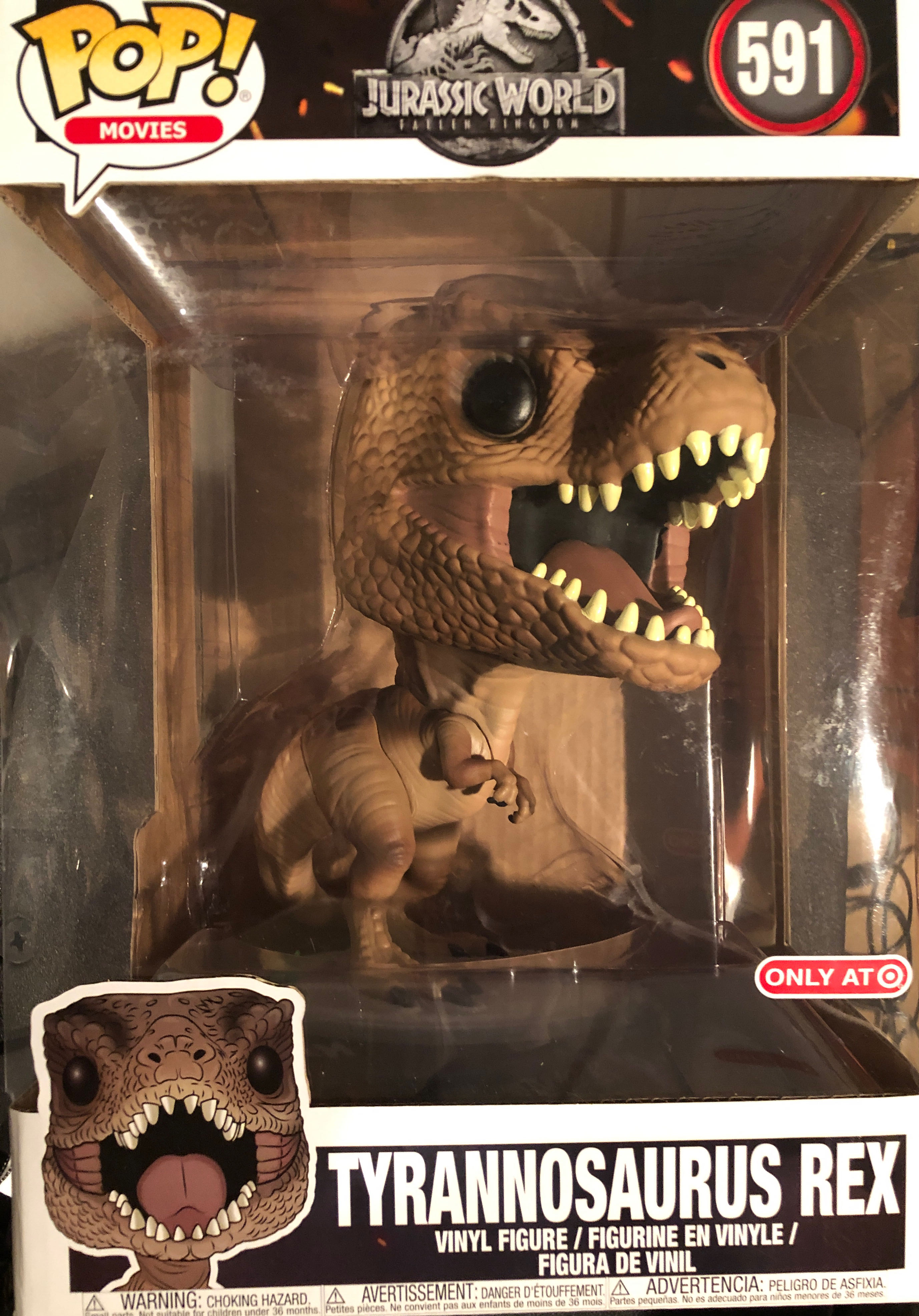 #591 | Tyrannosaurus Rex - Funko Pop! (Jurassic World) action figure collectible [Barcode 889698309059] - Main Image 1