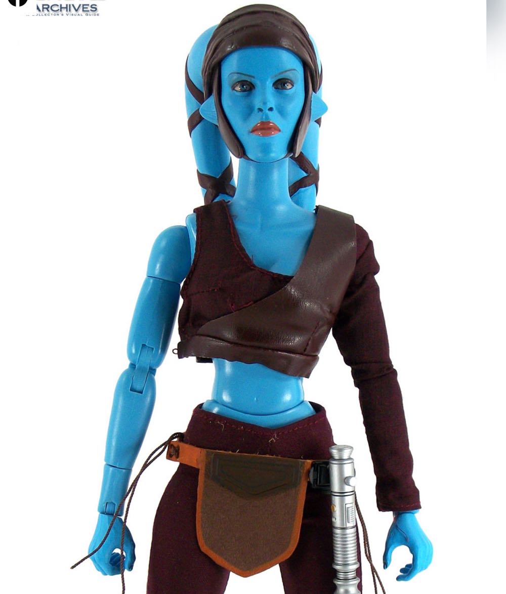 Aayla Secura-Jedi Master (AotC) - Sideshow Collectibles (Star Wars Sideshow Collectibles) action figure collectible [Barcode 747720210554] - Main Image 4