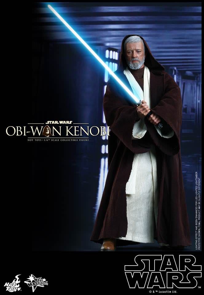 Obi-Wan Kenobi - Hot Toys (Star Wars: Episode IV - A New Hope) action figure collectible [Barcode 4897011176420] - Main Image 6