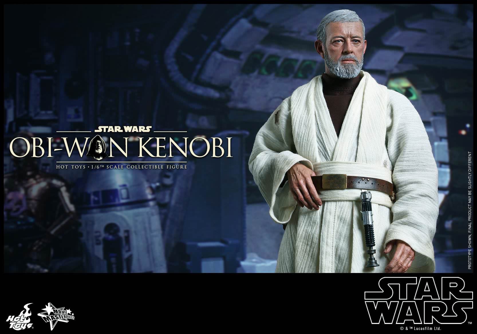 Obi-Wan Kenobi - Hot Toys (Star Wars: Episode IV - A New Hope) action figure collectible [Barcode 4897011176420] - Main Image 7