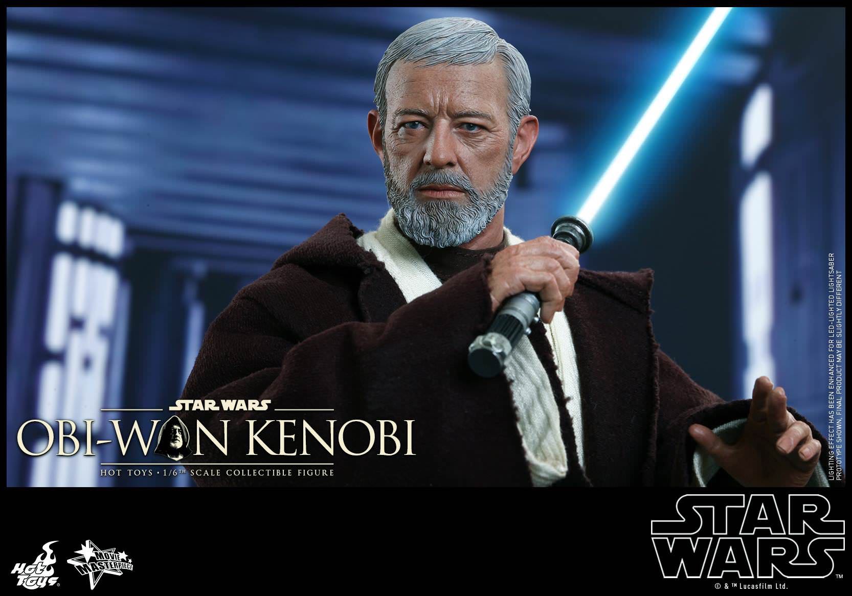 Obi-Wan Kenobi - Hot Toys (Star Wars: Episode IV - A New Hope) action figure collectible [Barcode 4897011176420] - Main Image 9