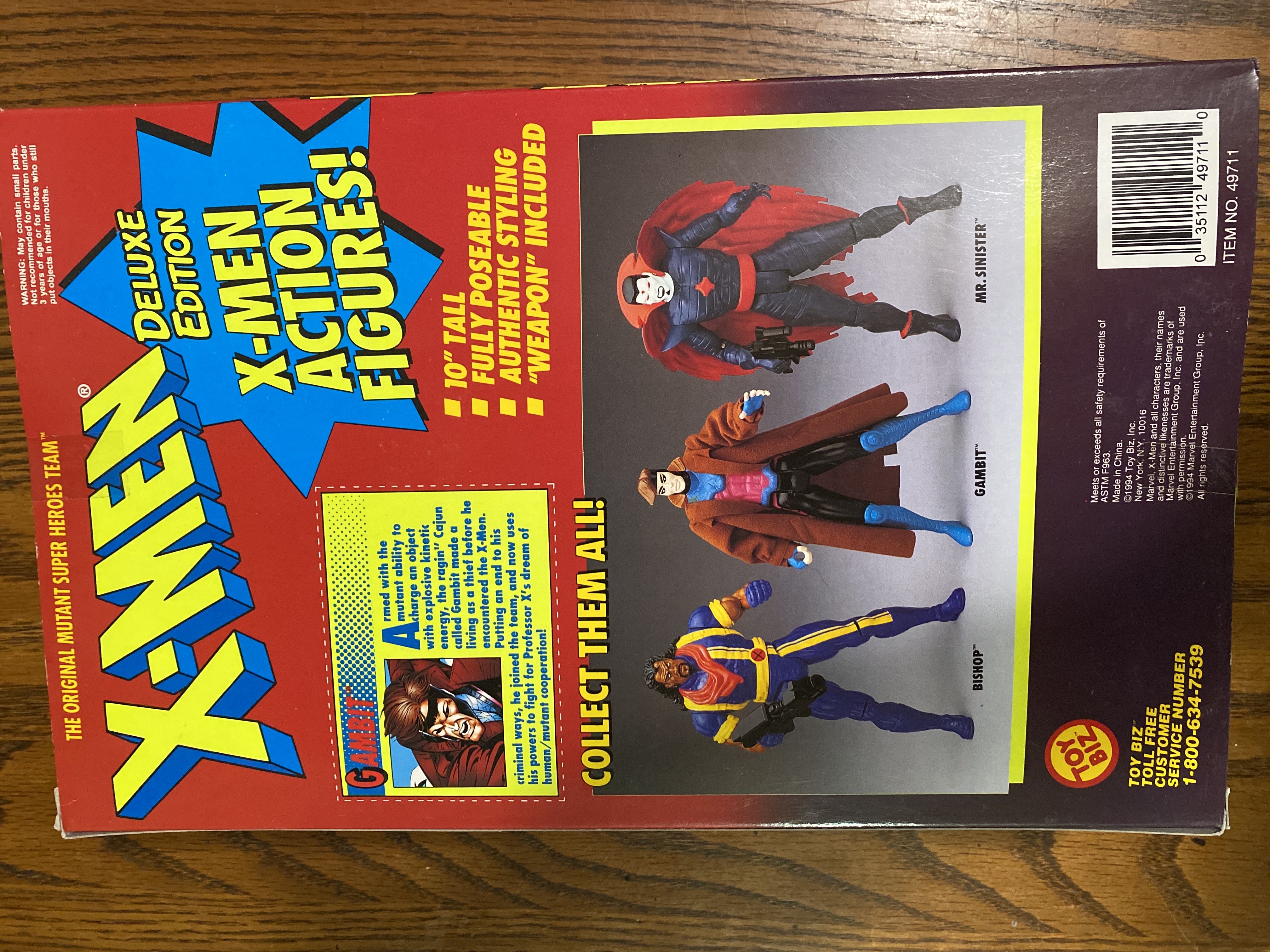 Gambir - Toy Biz (Gambit) action figure collectible [Barcode 035112497110] - Main Image 2