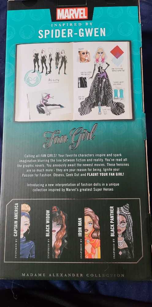 Marvel Fan Girl Spider-Gwen  action figure collectible [Barcode 764166063292] - Main Image 2