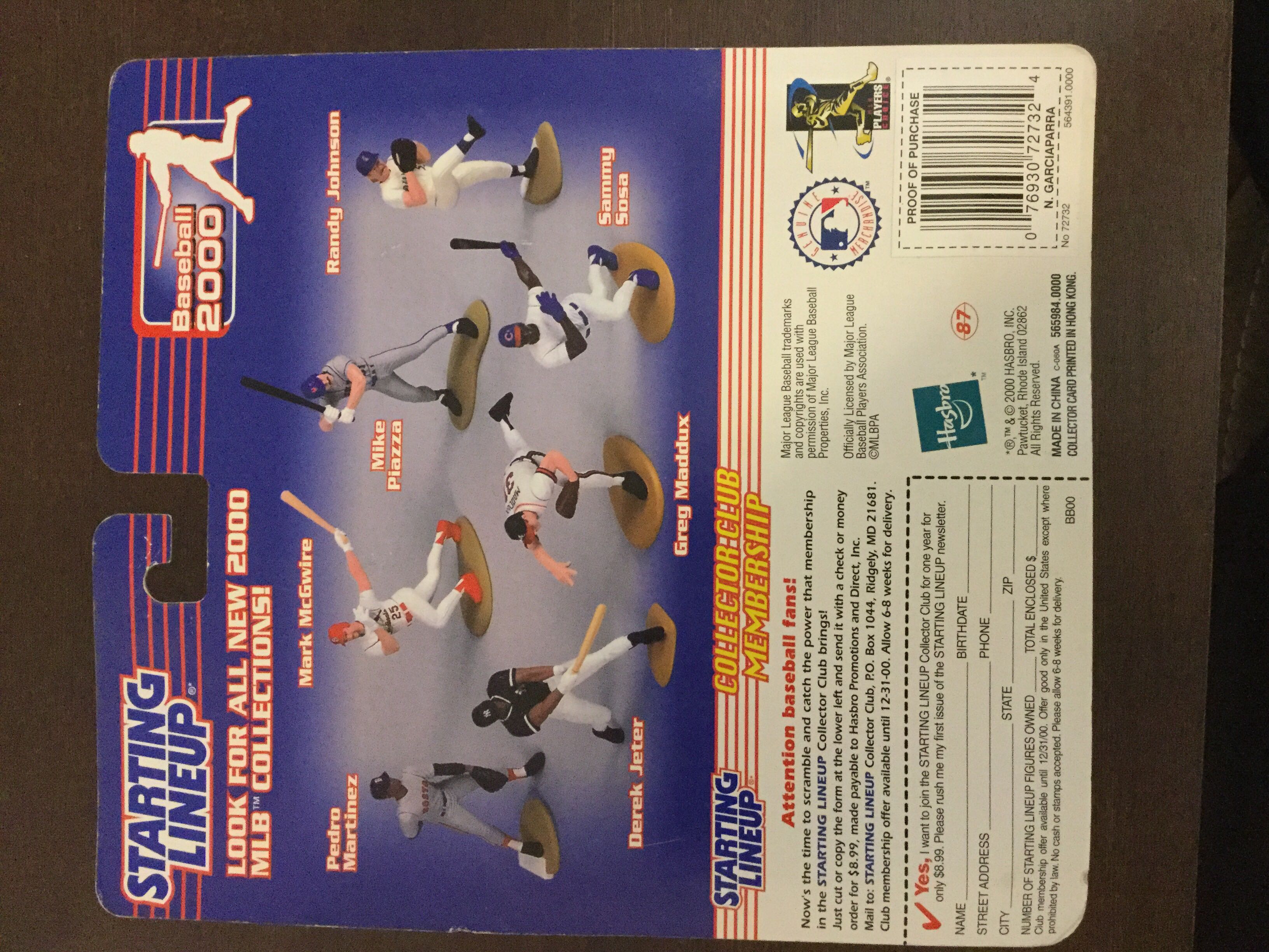 Nomar Garciaparra - Hasbro (Strarting Lineup) action figure collectible [Barcode 076930727324] - Main Image 2