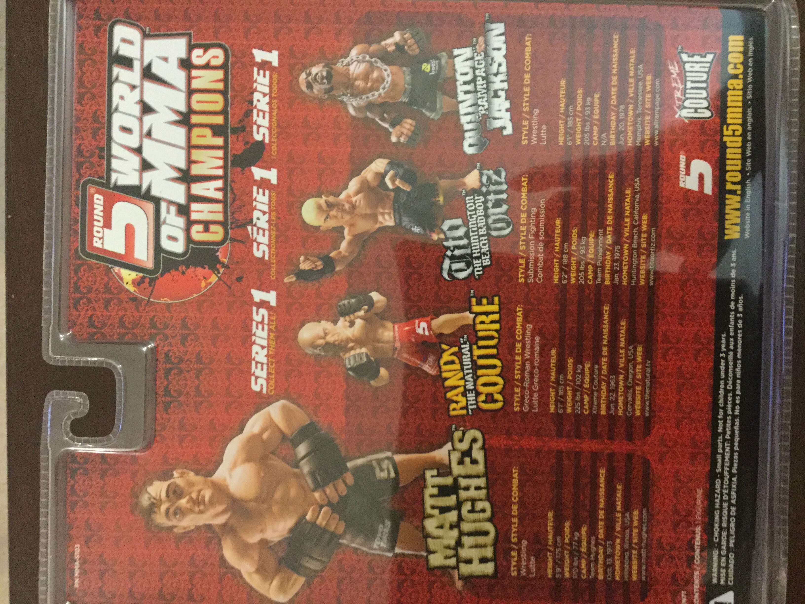 Matt Hughes - Round 5 (Round5 MMA) action figure collectible [Barcode 714832000021] - Main Image 2