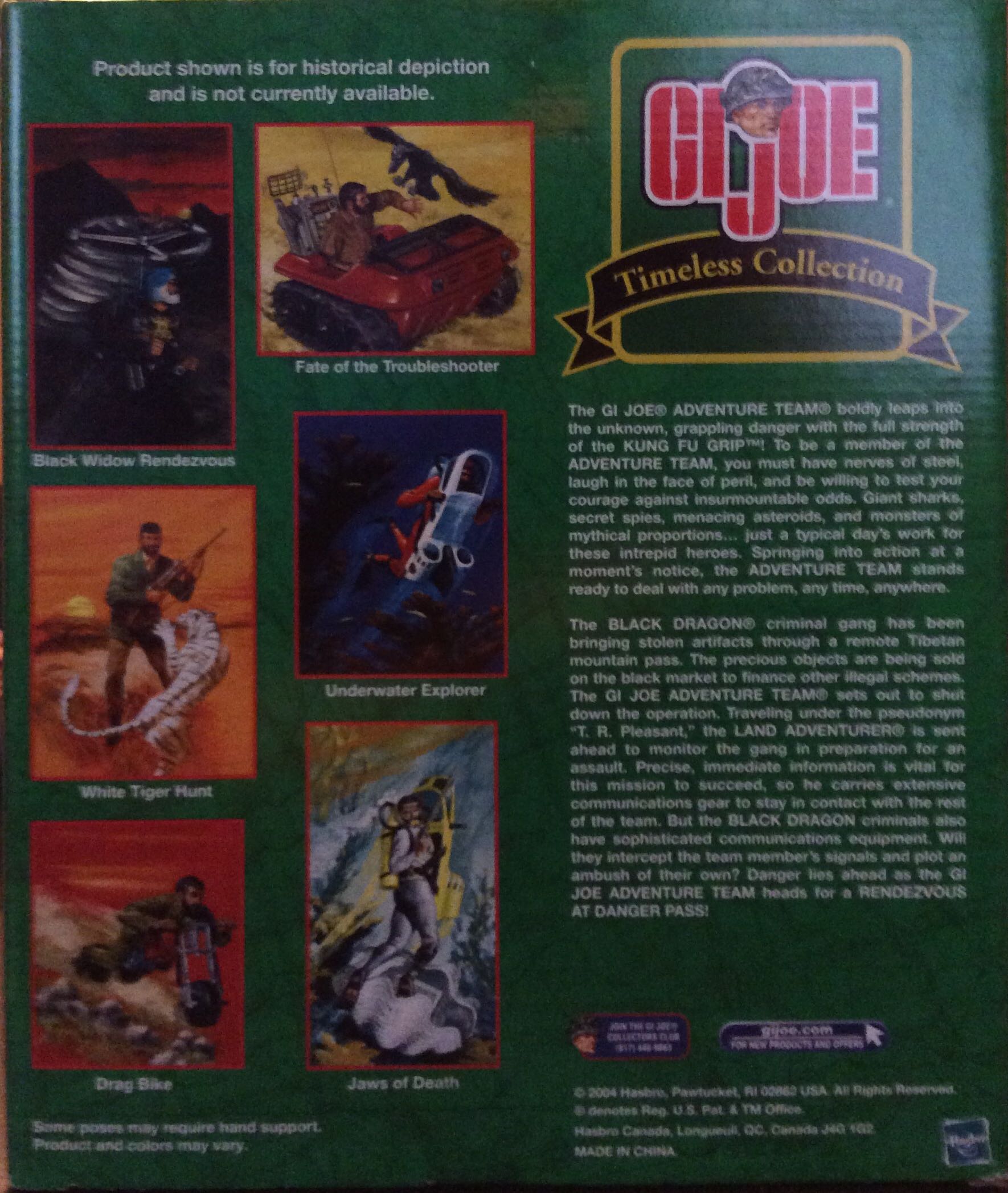 GI JOE: Rendezvous At Danger Pass - Hasbro (Adventure Team) action figure collectible [Barcode 076930533741] - Main Image 2