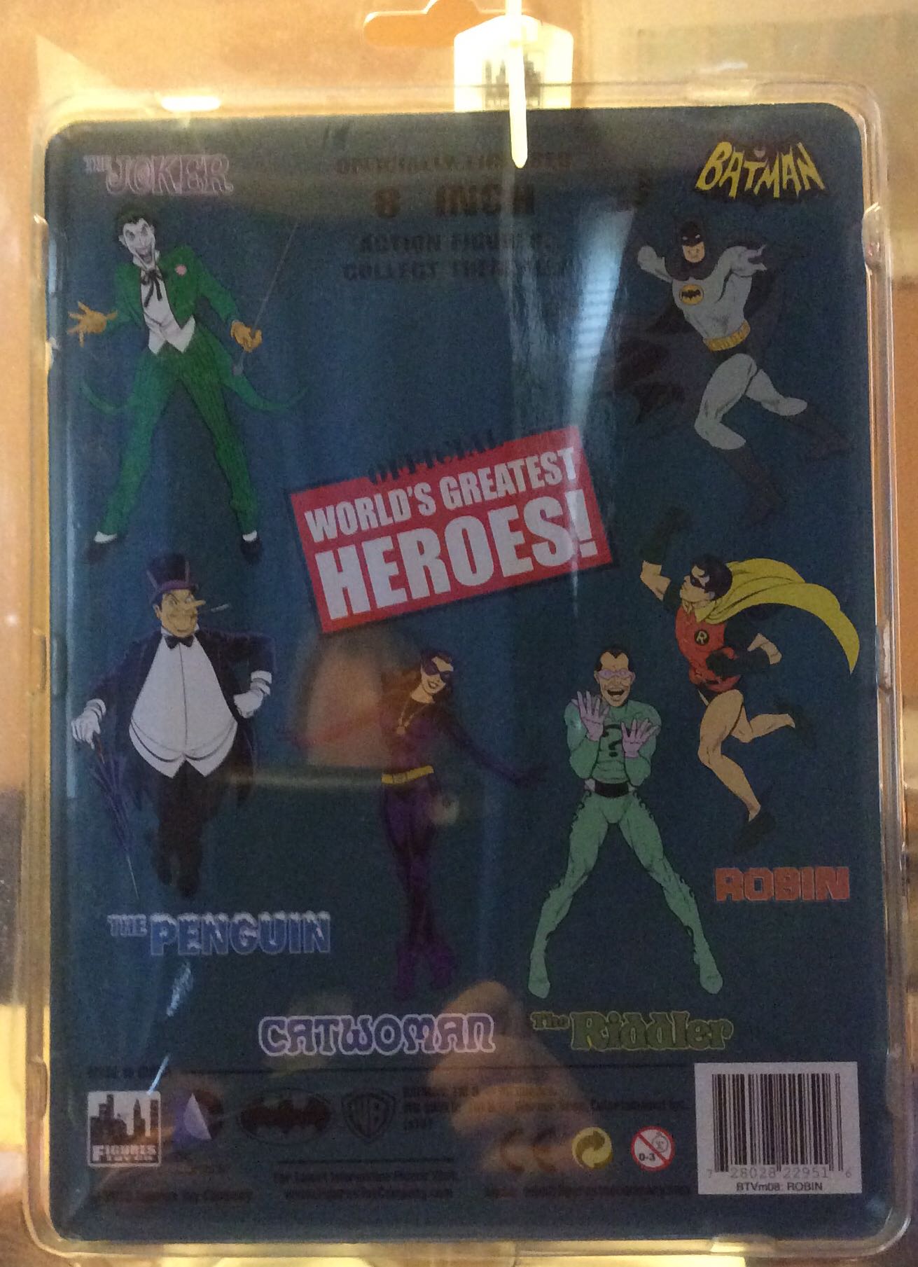 Mego - Robin (World’s Greatest Heroes) - Figures Toy Company (Figures Toy Company) action figure collectible [Barcode 728028229516] - Main Image 2