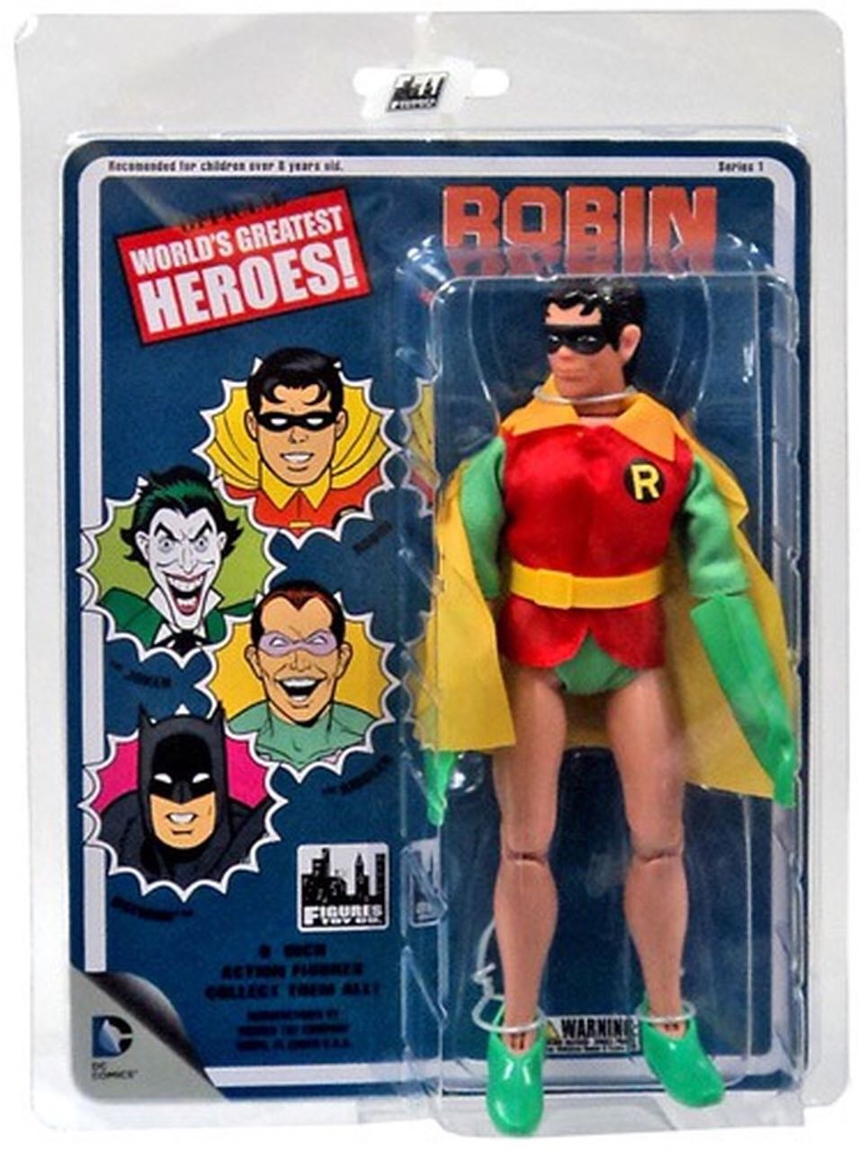 Mego - Robin (World’s Greatest Heroes) - Figures Toy Company (Figures Toy Company) action figure collectible [Barcode 728028229516] - Main Image 4