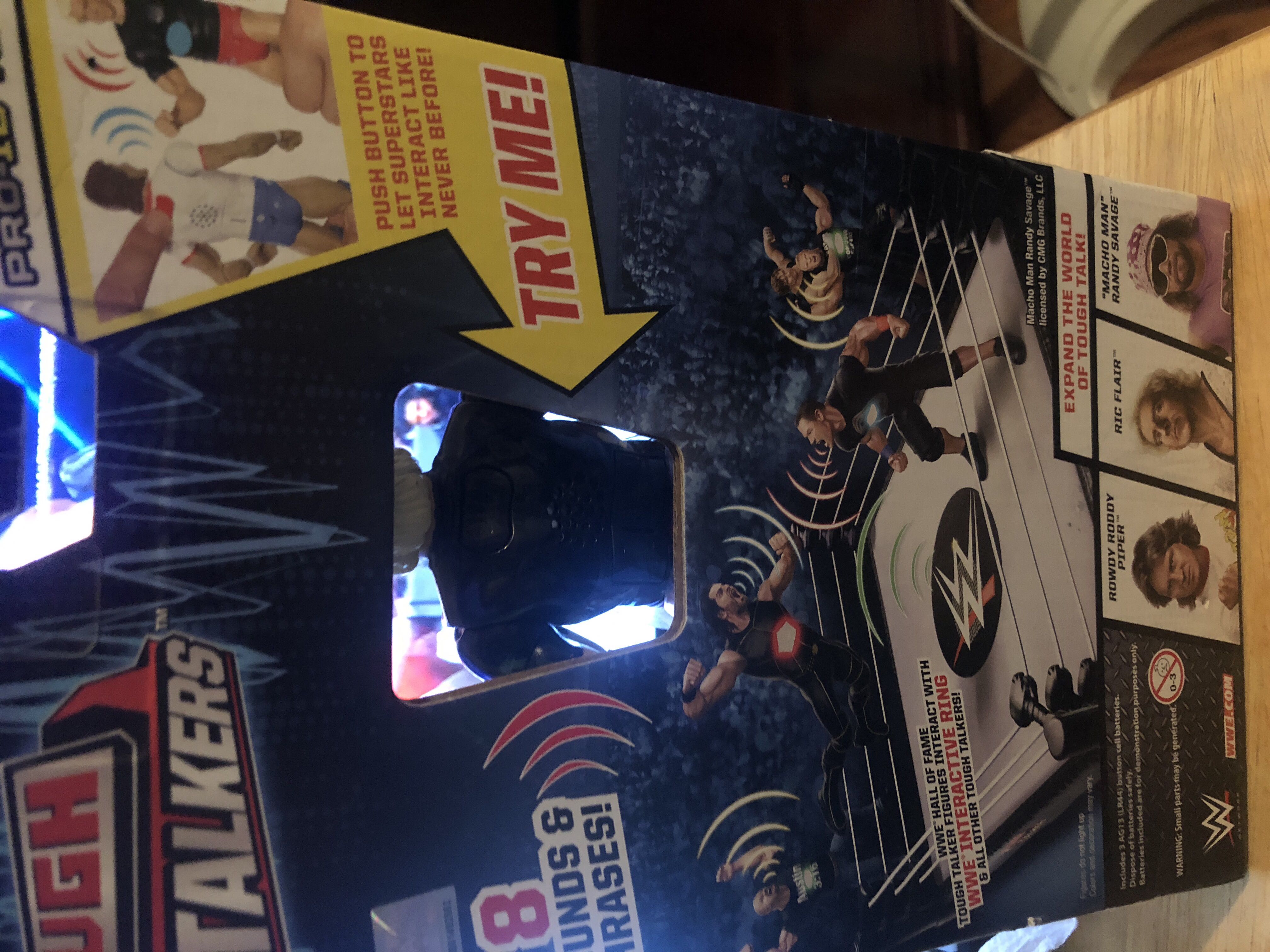 “Macho Man” Randy Savage - Tough Talker - Pro-id Tech! (WWE Tough Talkers) action figure collectible [Barcode 887961484618] - Main Image 2