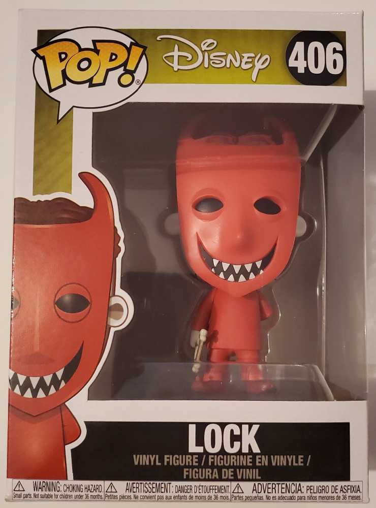406 Lock - Disney: The Nightmare Before Christmas - Funko (Funko Pop!) action figure collectible [Barcode 889698293839] - Main Image 2