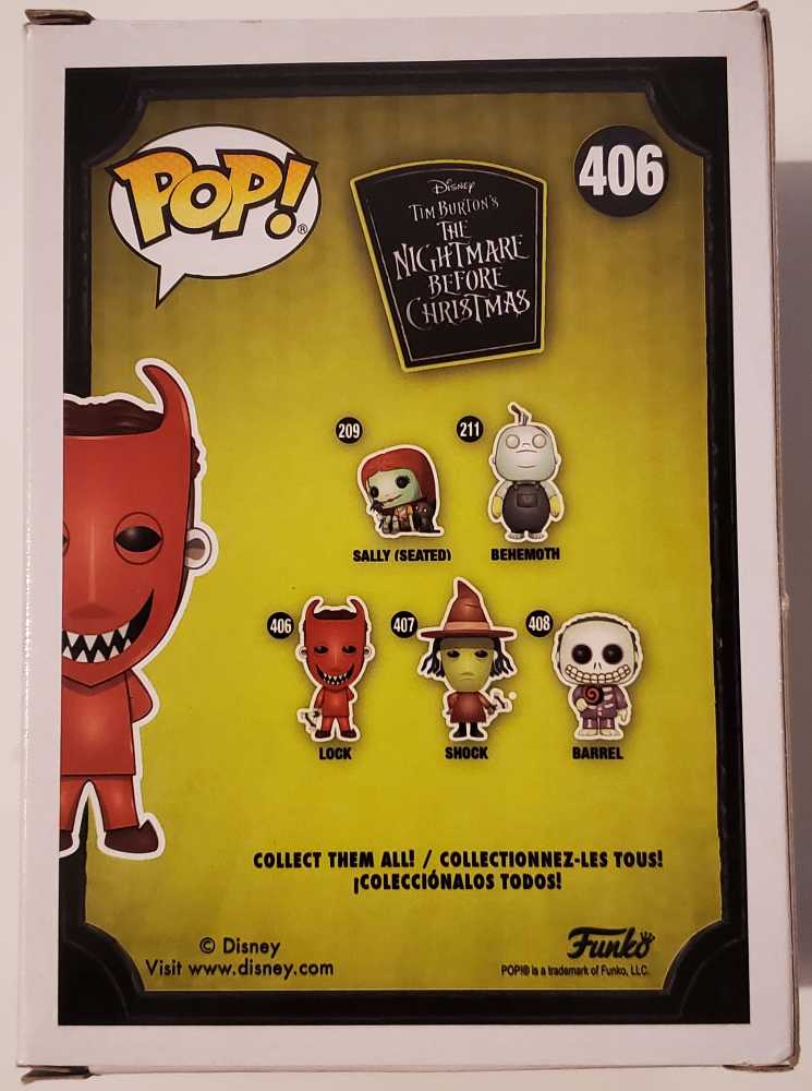 406 Lock - Disney: The Nightmare Before Christmas - Funko (Funko Pop!) action figure collectible [Barcode 889698293839] - Main Image 4