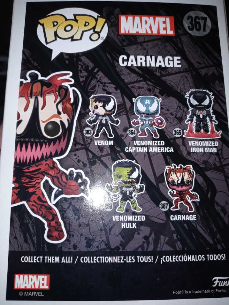Venom: Carnage #367 - Funko (Venom) (Venom) action figure collectible [Barcode 889698330732] - Main Image 2