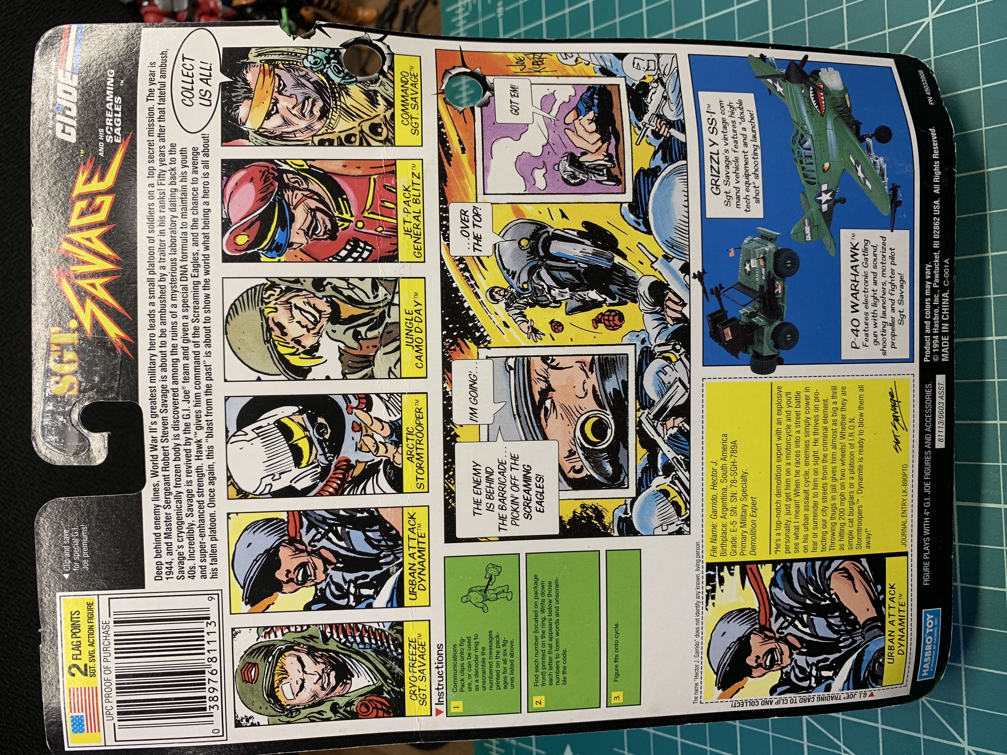 Urban Attack Dynamite  - Hasbro Toy (G.I. Joe: A Real American Hero: Sgt. Savage) action figure collectible [Barcode 038976811139] - Main Image 2