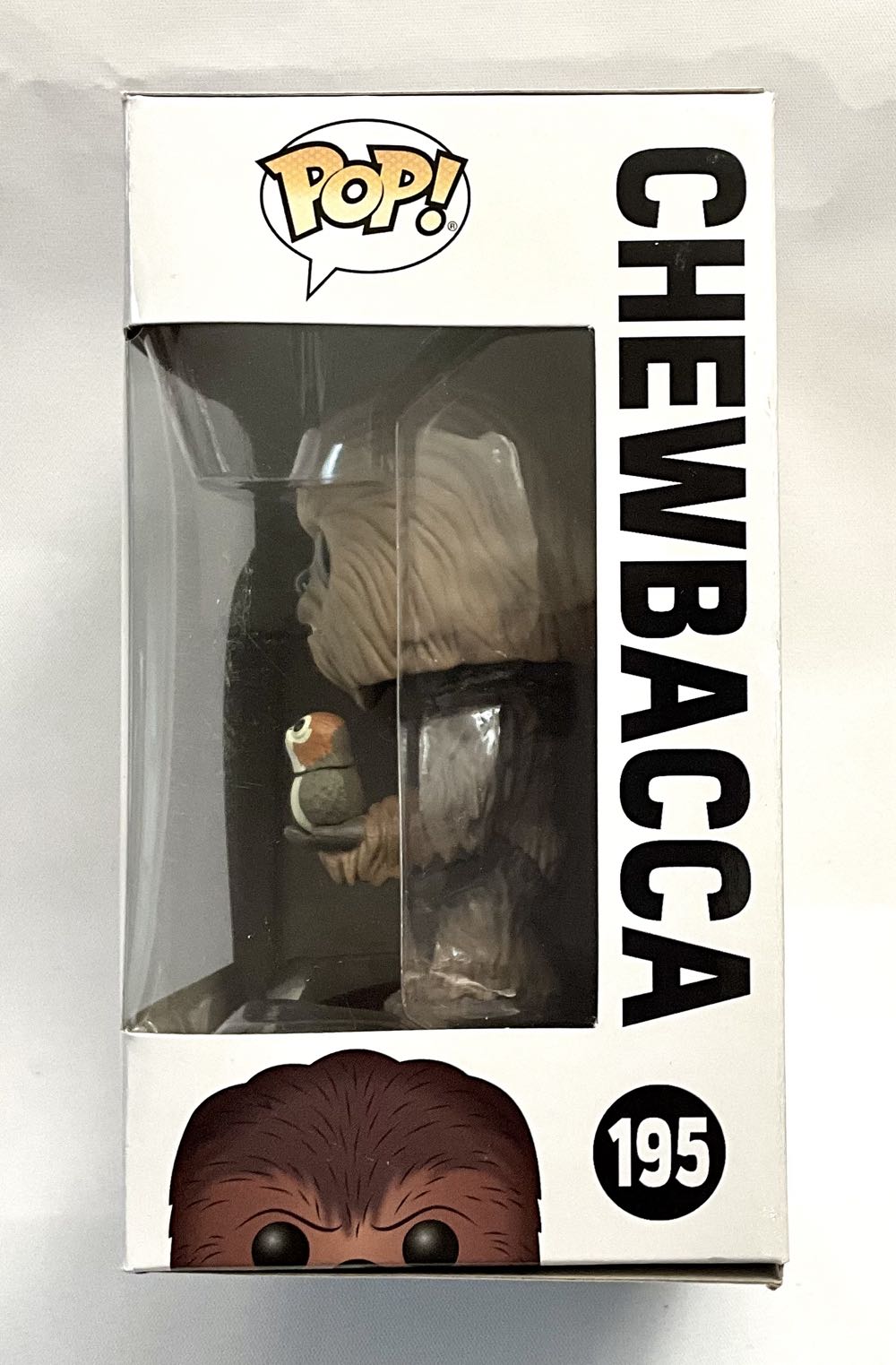 Chewbacca (with Porg)  (Funko Pop Disney) action figure collectible [Barcode 889698147484] - Main Image 4