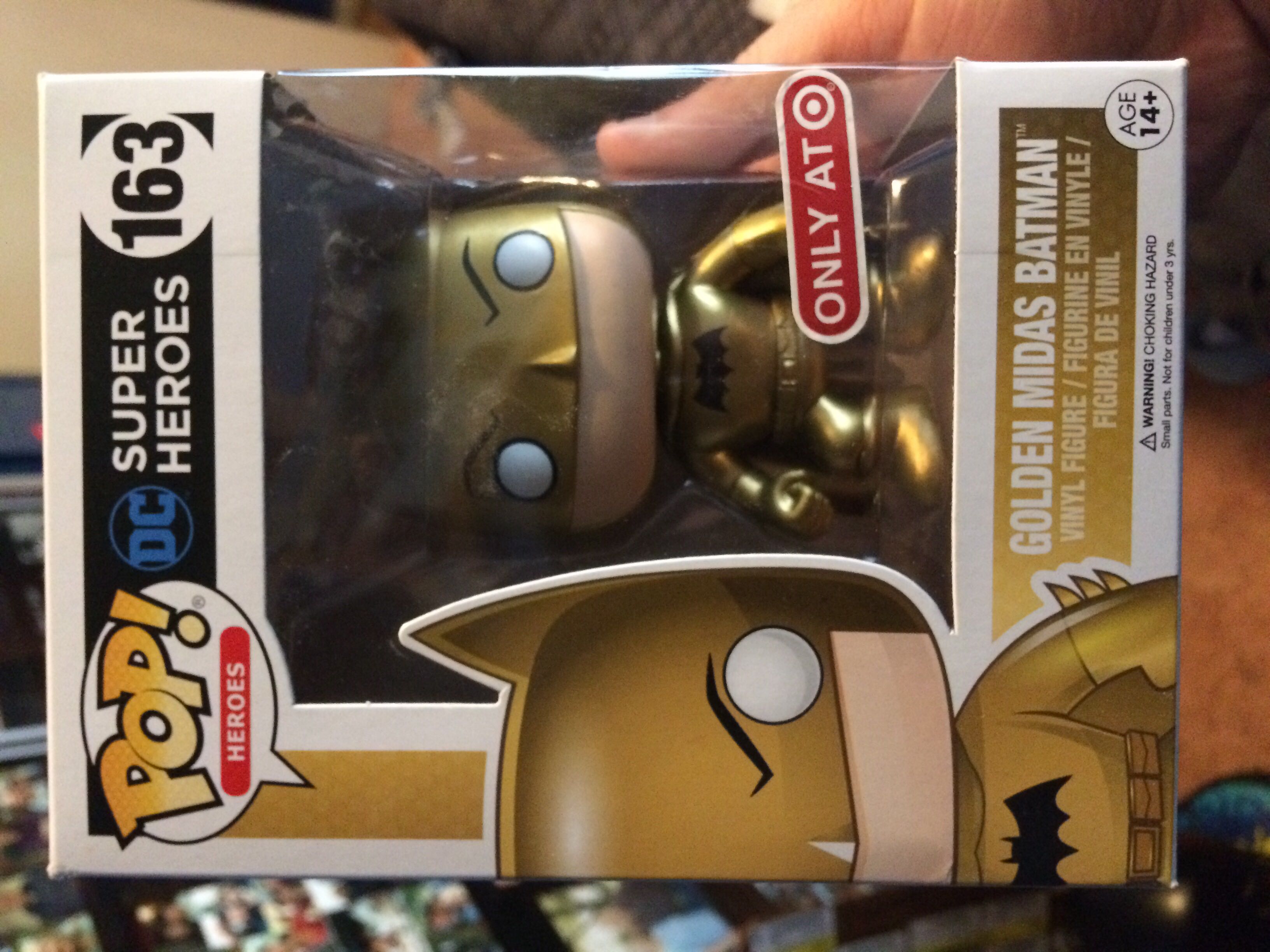 Golden Midas Batman  (Funko Pop Justice League) action figure collectible [Barcode 889698128179] - Main Image 1