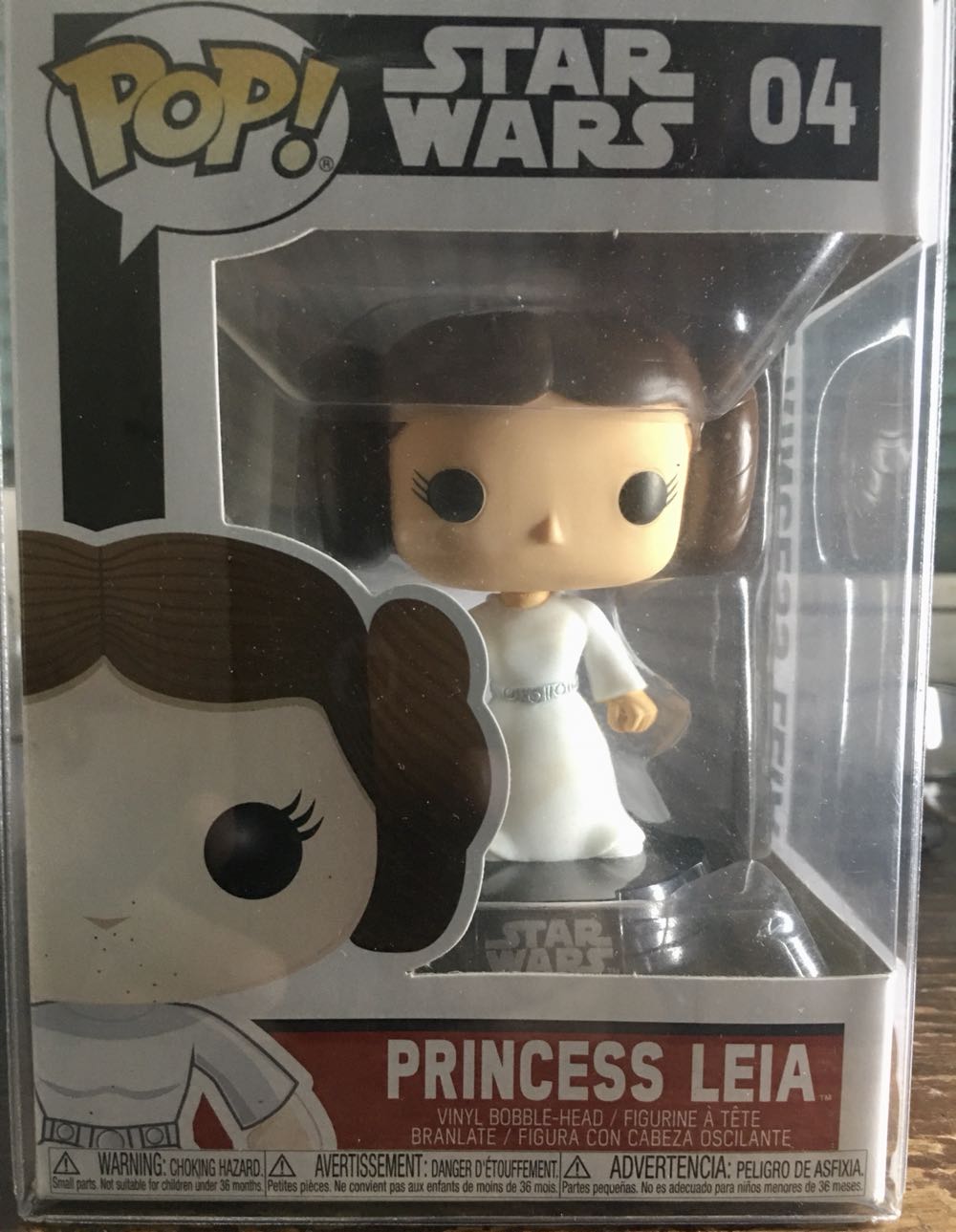 #04 Princess Leia  - Funko (Funko Pop!) action figure collectible [Barcode 830395023199] - Main Image 3