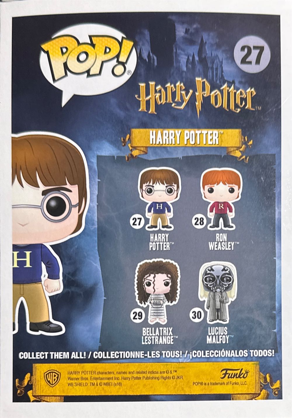 Harry Potter (sweater)  (Funko Pop Harry Potter) action figure collectible [Barcode 889698109970] - Main Image 2