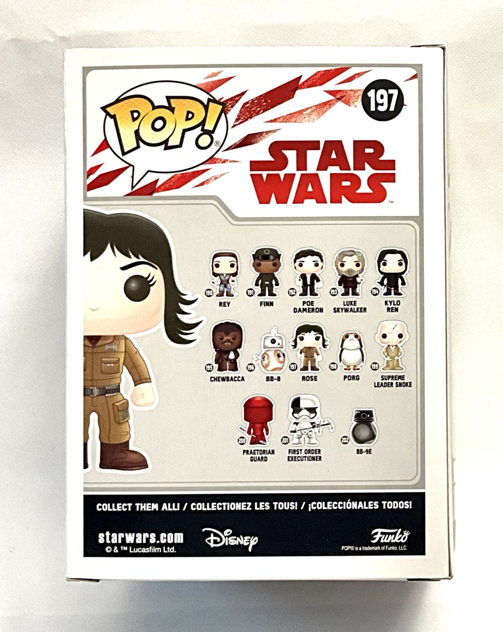 Rose  (Funko Pop Star Wars) action figure collectible [Barcode 889698147545] - Main Image 2