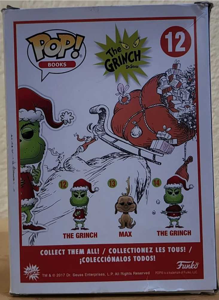Funko Pop! Books* The Grinch #12 - Funko Pop (Funko Pop Christmas) action figure collectible [Barcode 889698217453] - Main Image 2