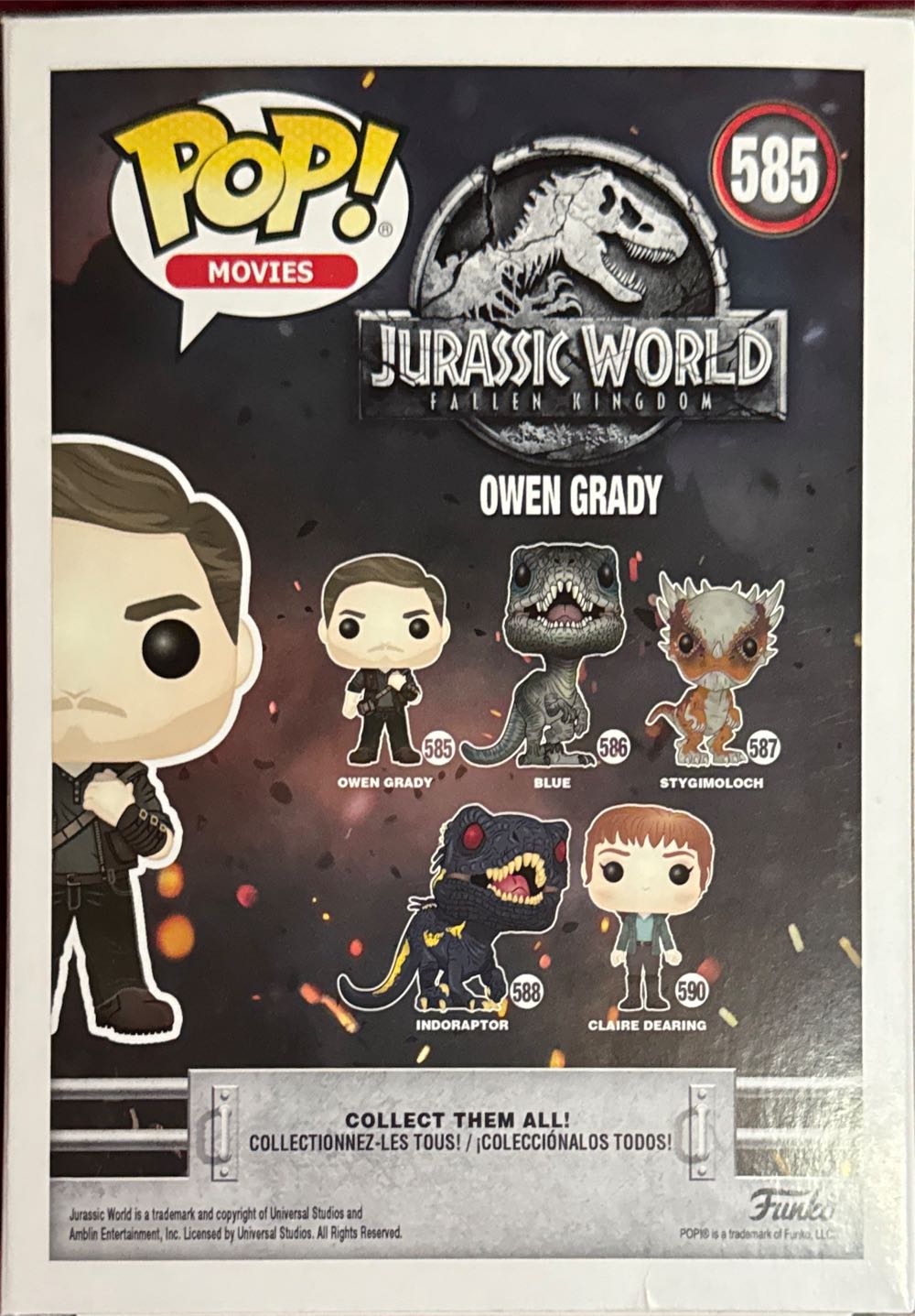 Owen Grady - Funko (Jurassic World) action figure collectible [Barcode 889698309790] - Main Image 2