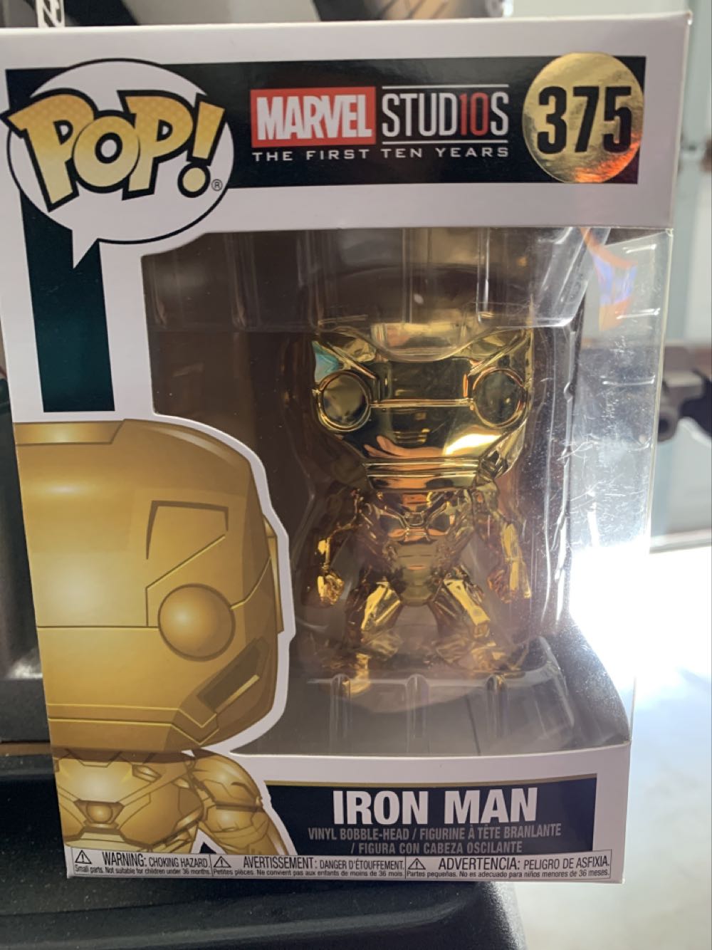 Iron Man (Gold) #375 - Funko (Funko Pop! Marvel) action figure collectible [Barcode 889698334341] - Main Image 2