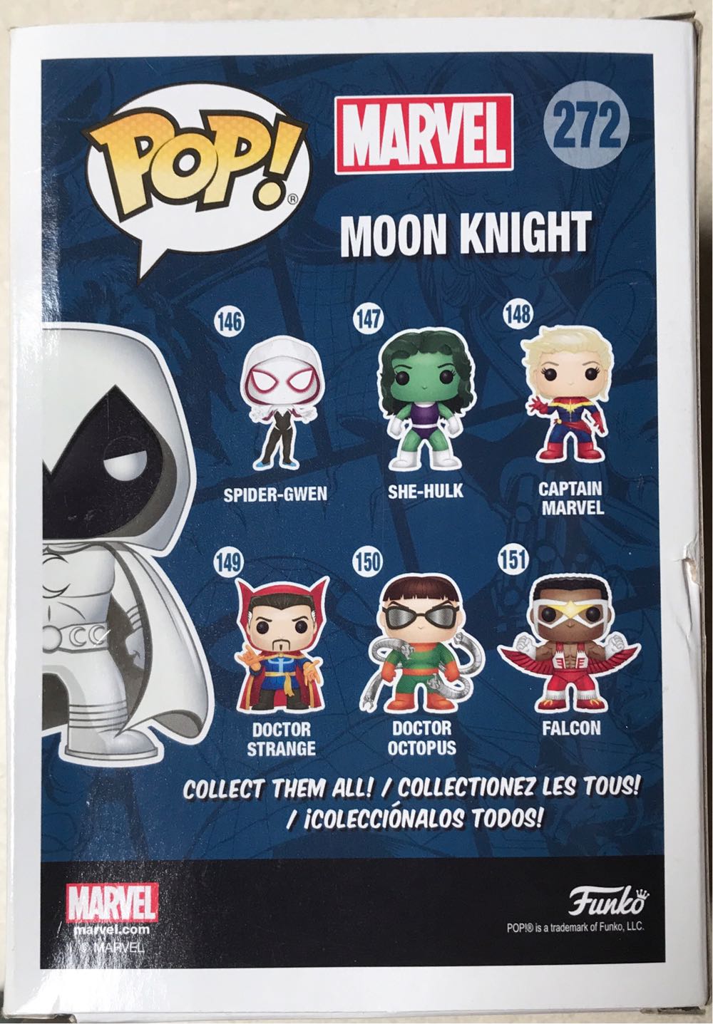 Funko Marvel: Moon Knight #272 - Funko Pop! (Marvel Comics) action figure collectible [Barcode 889698132435] - Main Image 3